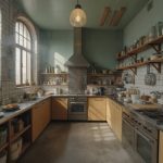 Cuisine industrielle : marier brutalité des matériaux et élégance contemporaine